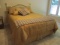 Queen Size Brass Bed with Metal Rails