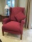 La-Z-Boy Upholstered Wing Back Recliner with Accent Pillow