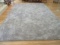 Brown Tones Bound Cut Pile Area Rug with Foam Underpad