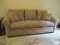 Like New La-Z-Boy Upholstered Sofa with Feather Filled Accent Pillows