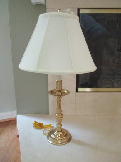 Brass Candle Stick Lamp