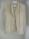 Vintage Ladies Hopper Furs St. Louis Corduroy Cut Mink Jacket