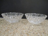 Pair of Tiffany & Co. Crystal Bowls