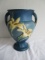Vintage Roseville Pottery Zephyr Lily Blue Vase