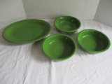 Fiestaware Shamrock Bowls and Platter
