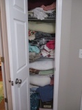 Linen Closet Contents-Towels, Linens and Blankets