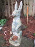 Concrete Standing Rabbit