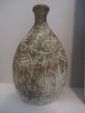 Pottery Vase with Tribal Motifs