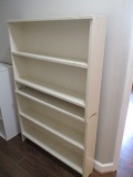 Pair of Painted 2 Tier Bookcases