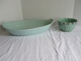 California Pottery Centerpiece Bowl and Vase