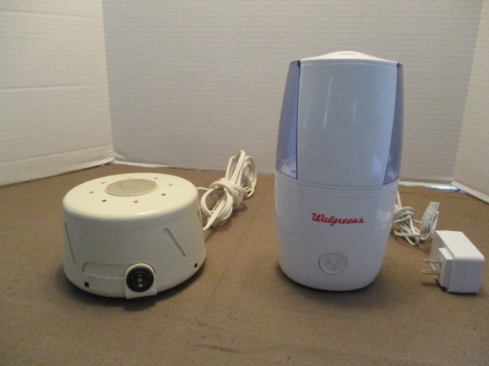 1 Small Bedroom Humidifier & 1 Sound Screen -Both Work
