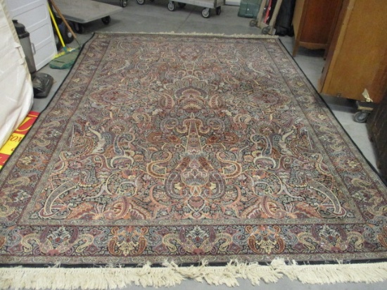 8'3" x 11'6"  Couristan 100% Wool Pile Rug