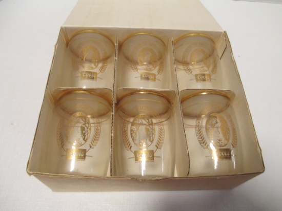 "Coors" 6 Pc. Tumbler Set in Box