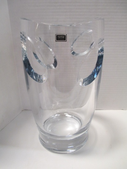 Nambe Handcrafted Lead Crystal Vase