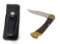 BUCK 110 Hunter Lockback Pocket Knife with Leather Sheath