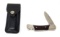 BUCK 500 USA Lockback Pocket Knife with Leather Sheath