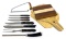 Carving Tools with Bone Saw, and Genuine Wood Cutting Boards