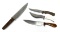 4 Nice Custom Fixed Blade Hunting / Skinning Knives