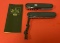 Mauser & Austrian Swiss Army Knives with Mauser Booklet