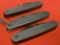 (3) US Military Camillus 4-Blade Utility Soldier's Knife