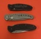 (3) KERSHAW Folding Pocket Knives - 1620, 1640 Vapor, 1620H3