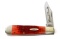 Case XX 1889-1989 Centennial R6199-1/2 SS Red Bone Uneven Jack Knife or Barlow Knife