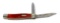 Case XX 1889-1989 Centennial R62032 SS Red Bone Texas Jack Knife with Two Blades