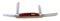 1991 Case XX DR64052 SS Red Bone 4-Blade Congress Knife