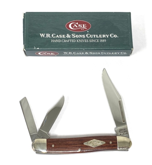 NIB Case XX 2000 Rosewood Whittler 7347WH SS Pocket Knife in box