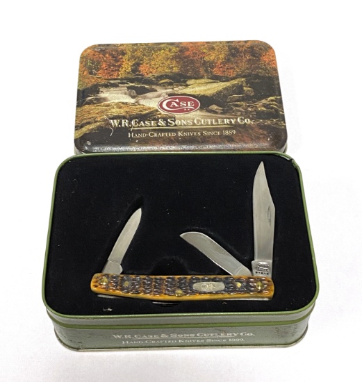 Case XX 6344 SS Medium Stockman Pocket Knife in Collector's Tin