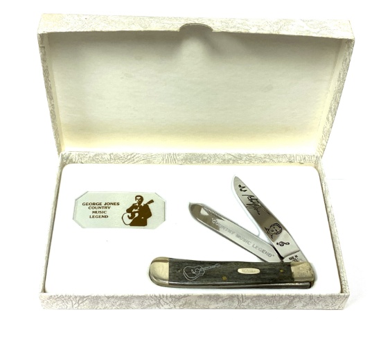 NIB Case XX - George Jones Commemorative "Country Music Legend" Limited Edition Knife in Box