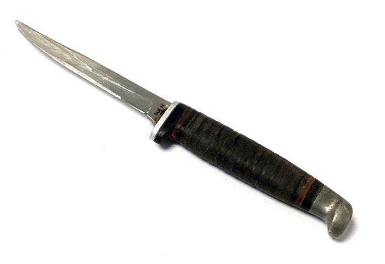 Case XX USA 1965-69 Stacked Leather M3F Tested XX Razor Edge Fixed Blade