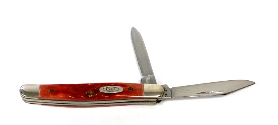 Case XX 1889-1989 Centennial R6227 SS Red Bone Small Stockman Knife