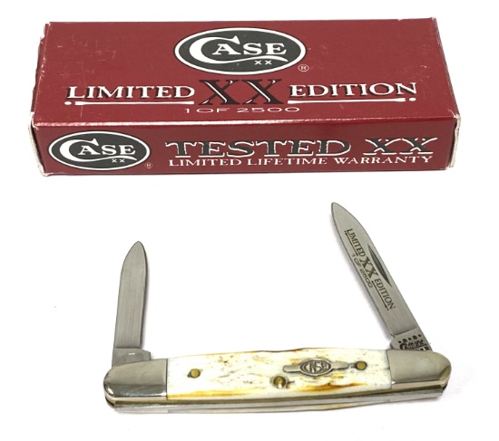 LNIB Case XX Limited Edition 1 of 2500 06263 SS Eisenhower Pen Knife in box