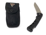 BUCK 442U USA Lockback Pocket Knife with Holster