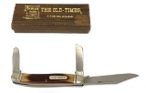 NIB Schrade Old Timer 8580T 3-Blade Pocket Knife