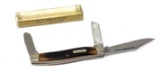 NIB Schrade Walden Old Timer 80T Pocket Knife in Box