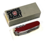 NIB Victorinox Red Swiss Army Champion 53501 Knife