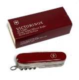 NIB Victorinox Red Swiss Army Officer's Champion Knife