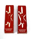 Pair of Victorinox Economy Scweizer Messer Knives