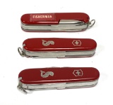 3 - Victorinox Fisherman Swiss Army Knives