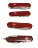 4 Various Swiss Army Style Multi-Tools