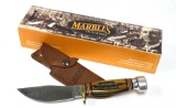 Rare Original Marbles Gladstone USA Model 80404 Jigged Bone Drop Point Hunting Knife in Box