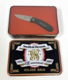 Collector's Edition Smith & Wesson 150th Anniversary Golden Issue Tin