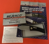 NIB MEYERCO Bolt Action 440 SS Folding Knife