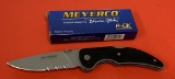 NIB MEYERCO A-OK Spring Assist Lockback Folding Knife