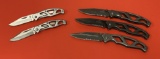 (5) GERBER Paraframe Folding Pocket Knives
