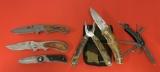 4 Pocket Knives, and 2 Multi-Tools