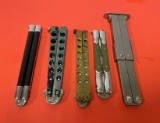 4 Butterfly Knives & United UC637 Paratrooper Knife