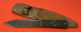 Vintage KA-BAR Throwing Knife with Sheathe